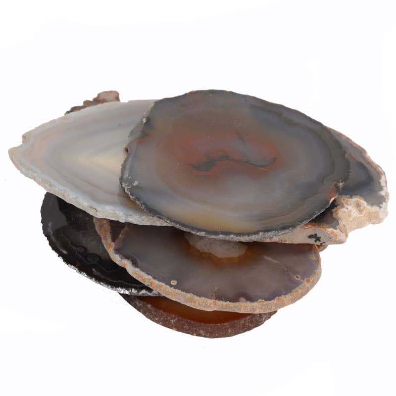 Natural Loose Agate Slices - Sold By Piece