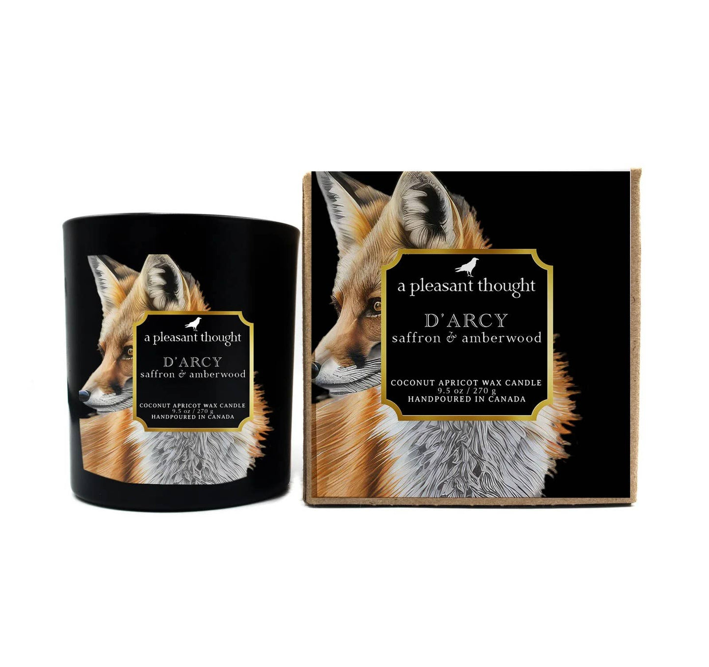 D'ARCY | SAFFRON & AMBERWOOD | RAVEN CANDLE