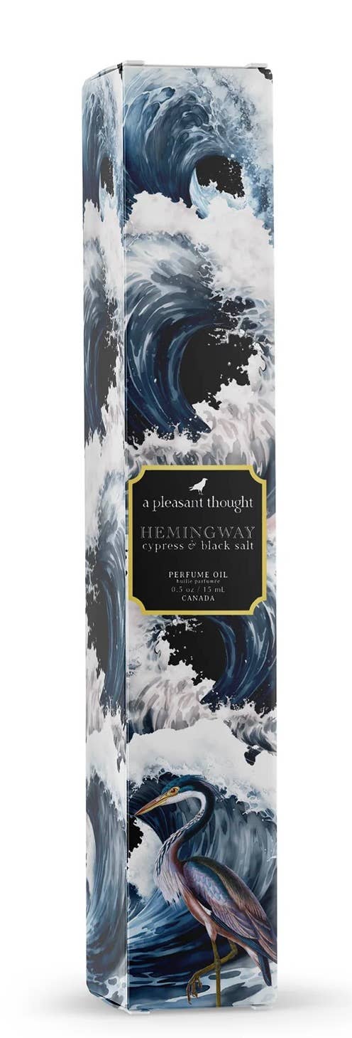 Hemingway | Cypress & Black Salt | Perfume Oil