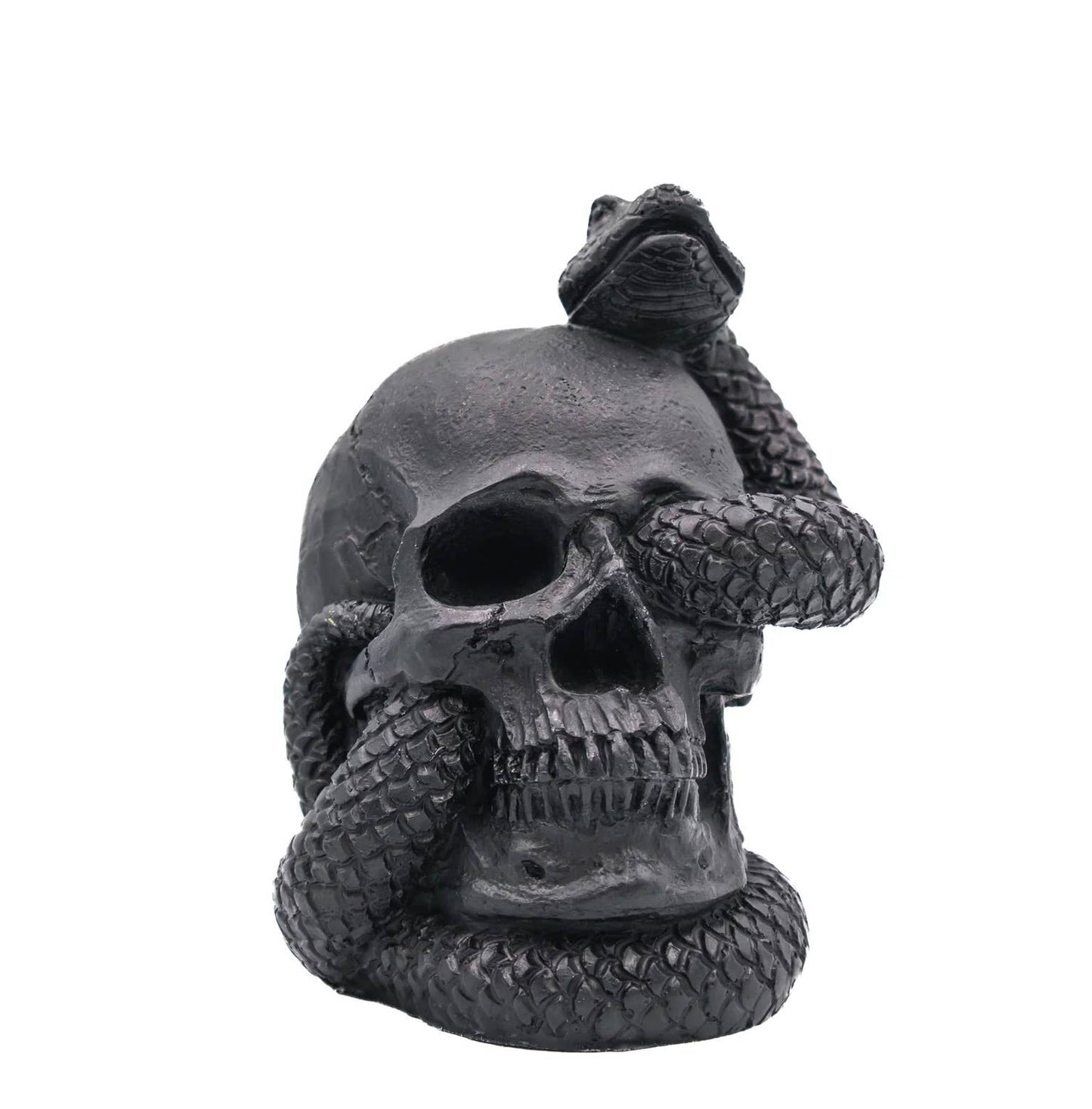 SNAKE AND SKULL CANDLE | PILLAR