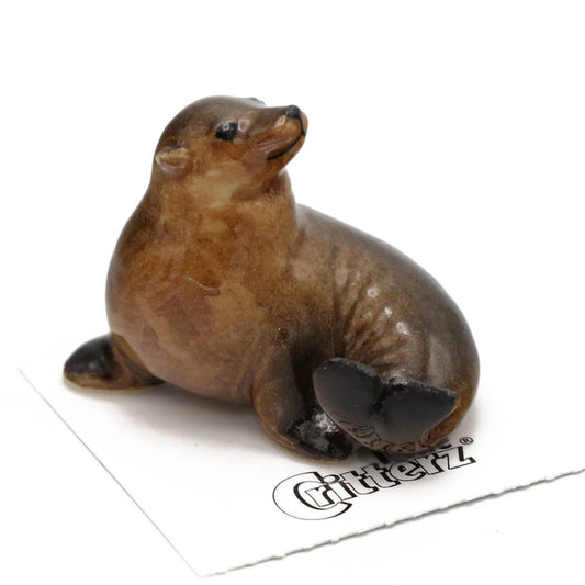 Pippa Adult Sea Lion Porcelain Miniature