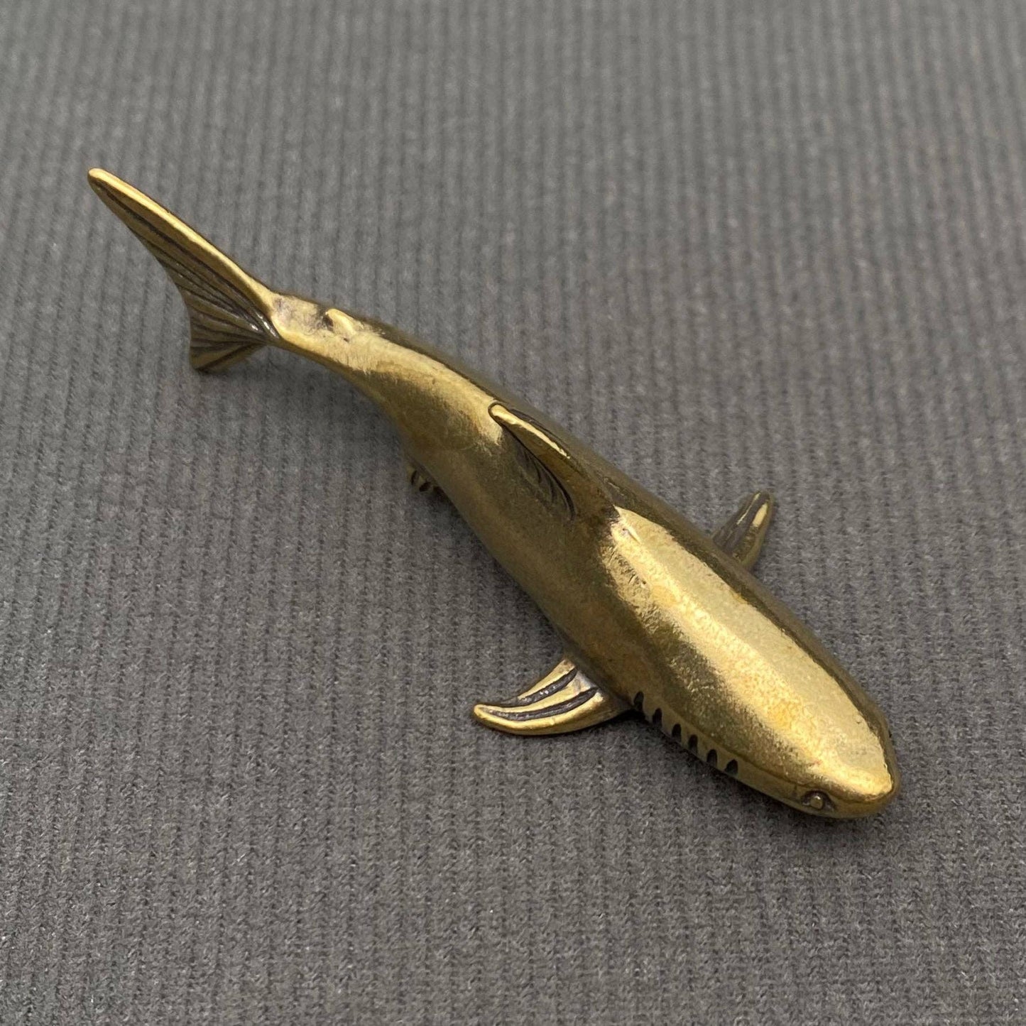 Brass Shark Crafts Decoration Desktop Ornaments