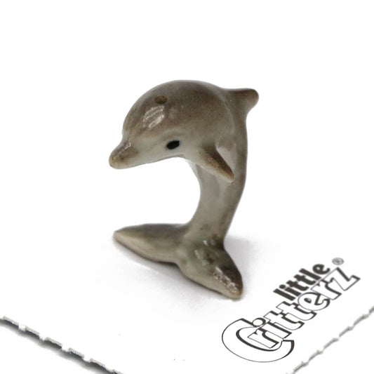 Echo Dolphin Jumping Porcelain Miniature