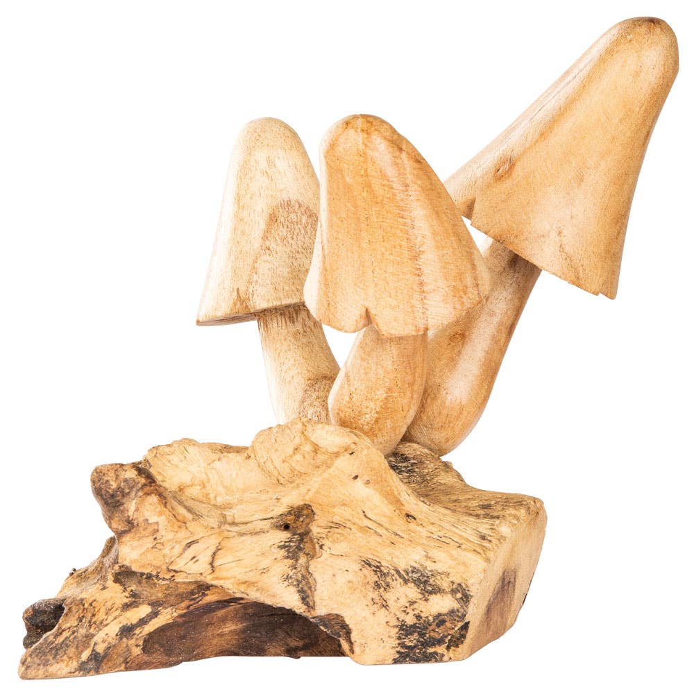 WOODEN 3 MUSHROOMS $39.99