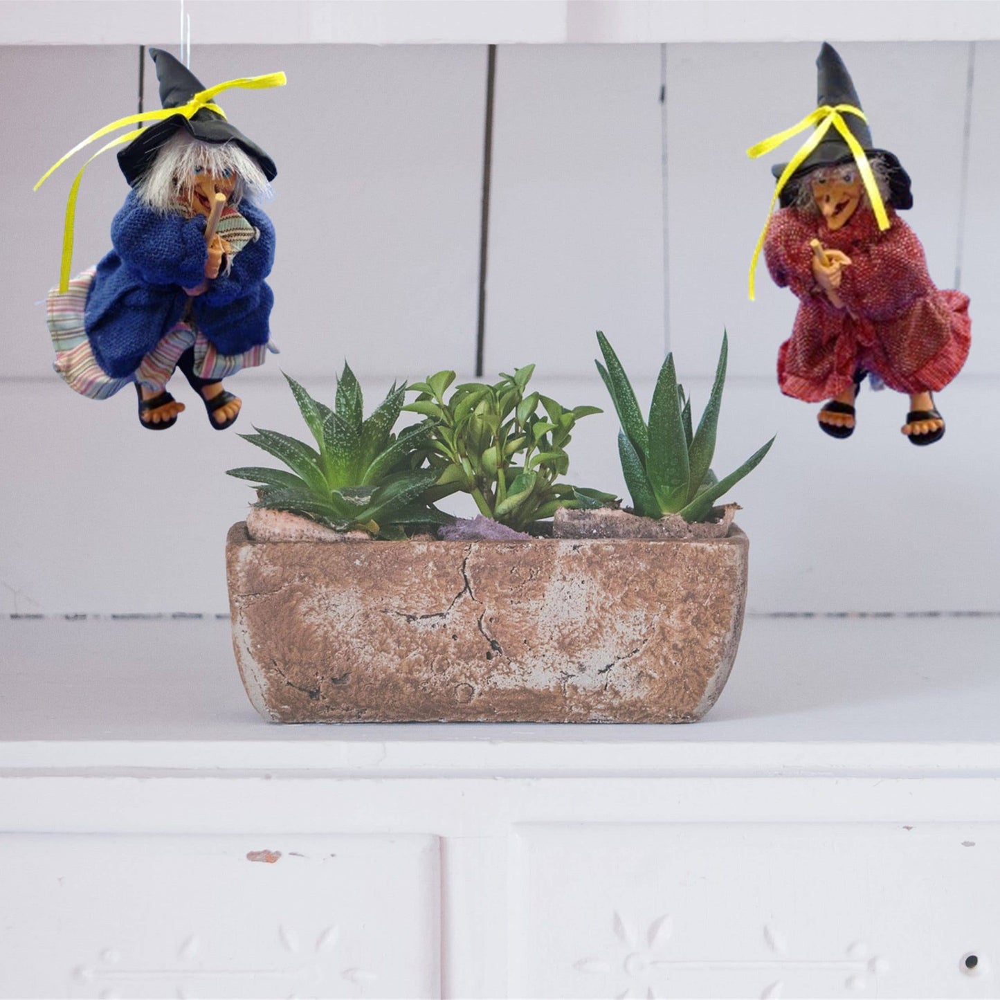 Decorative Kitchen Witch Glenda blue