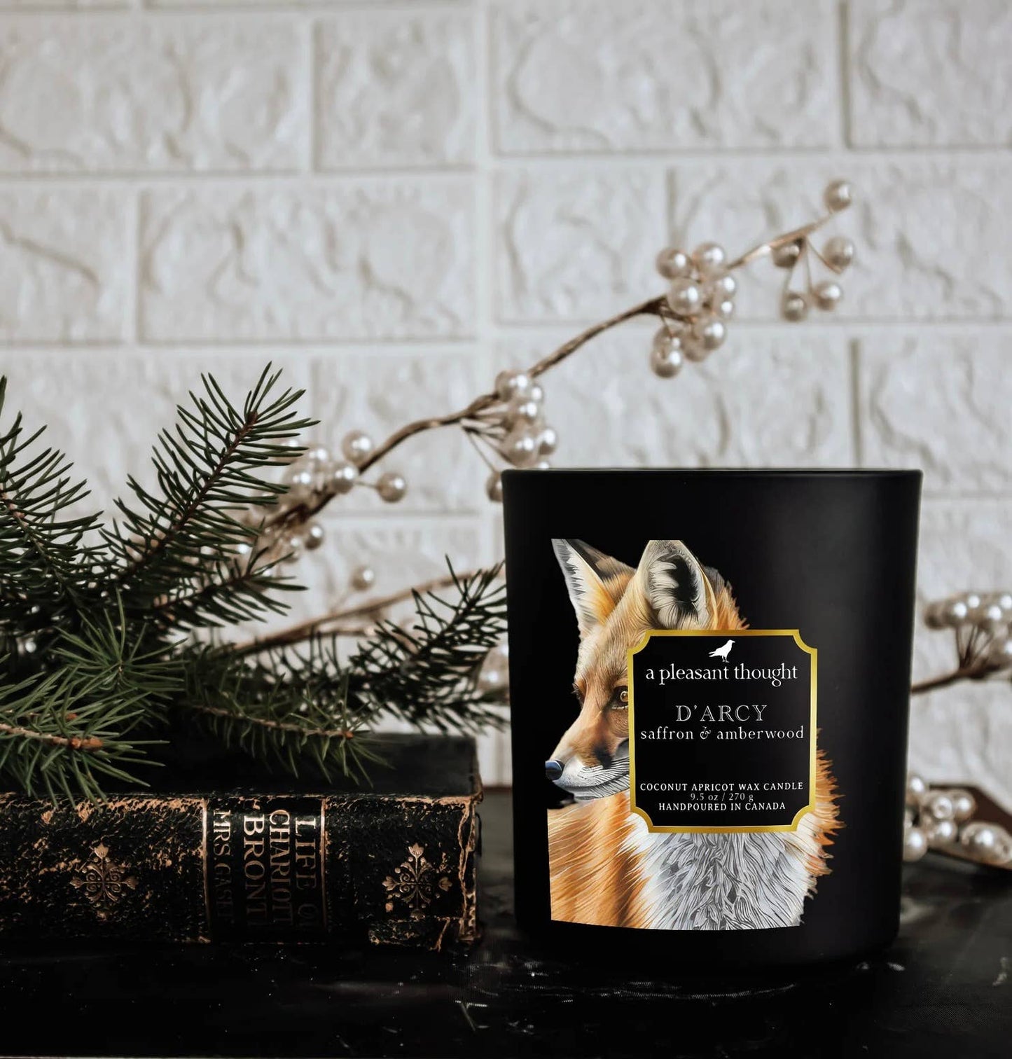 D'ARCY | SAFFRON & AMBERWOOD | RAVEN CANDLE