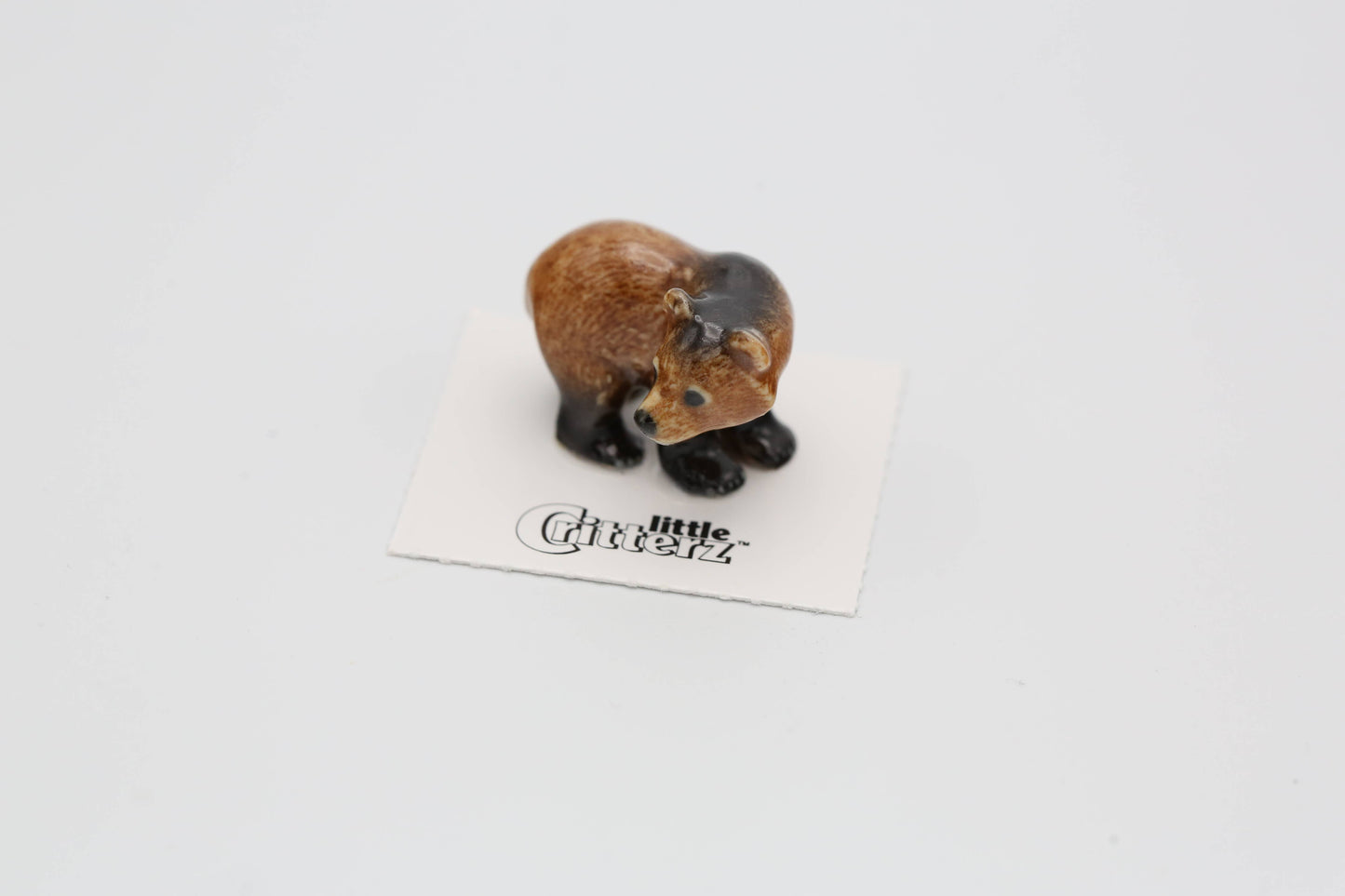 Yukon Grizzly Bear Cub Porcelain Miniature