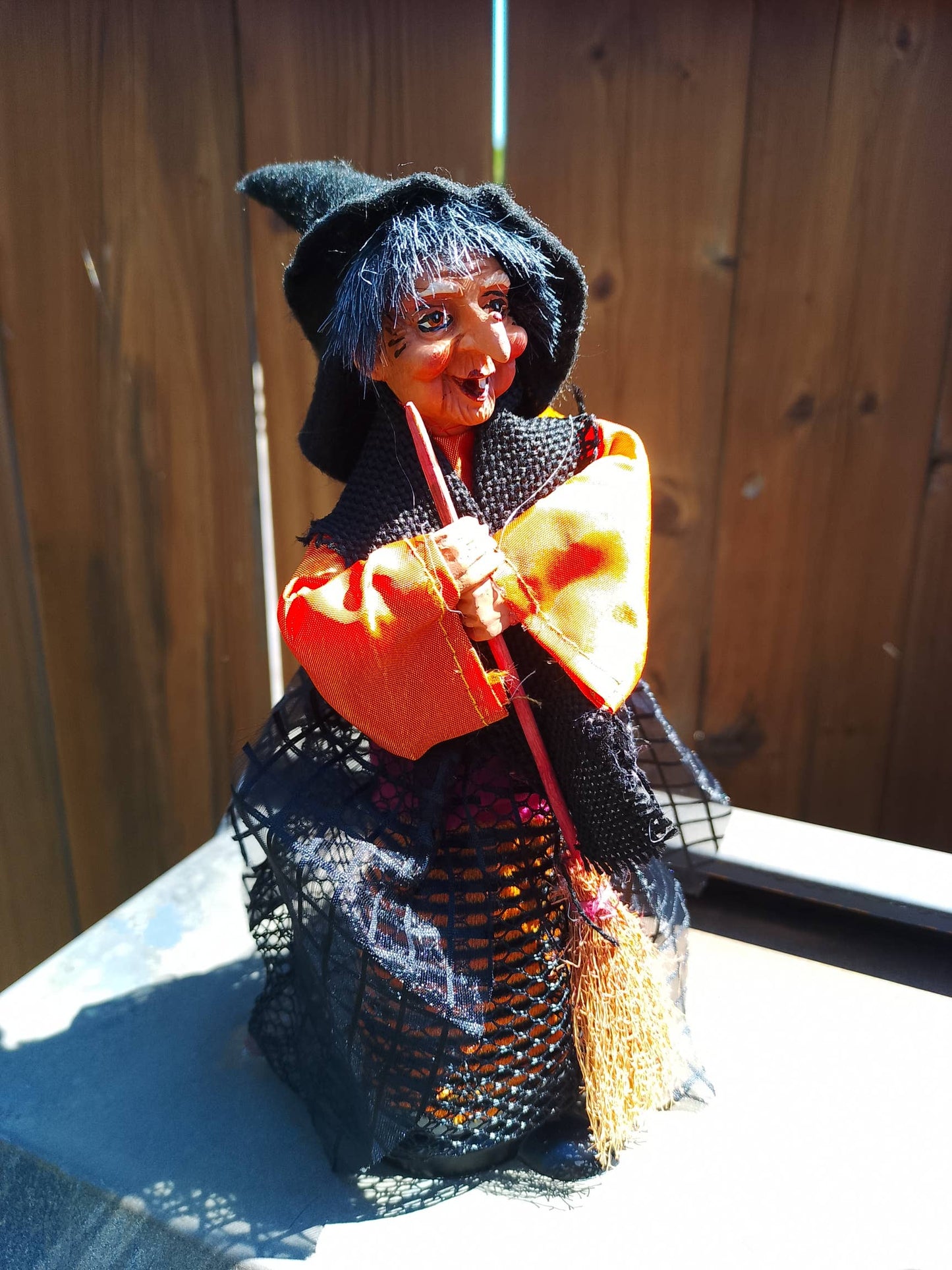 Decorative Kitchen Witch Quincie orange