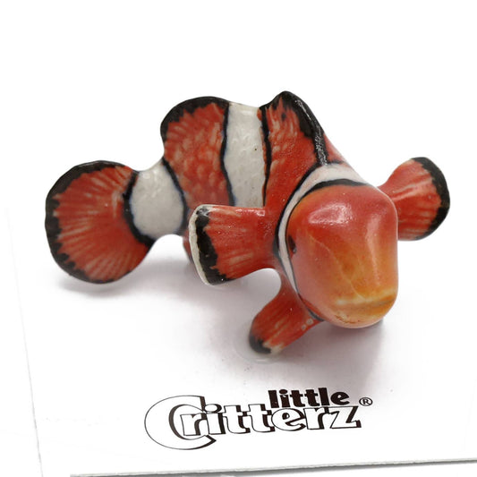Anemone Clown Fish Porcelain Miniature