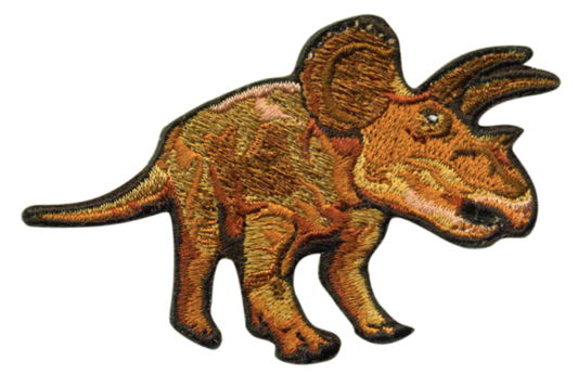 Triceratops Animal Patch - Iron-on