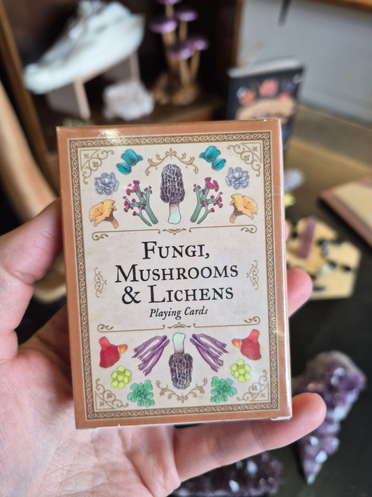 Fungi, Mushrooms & Lichen Playing Cards