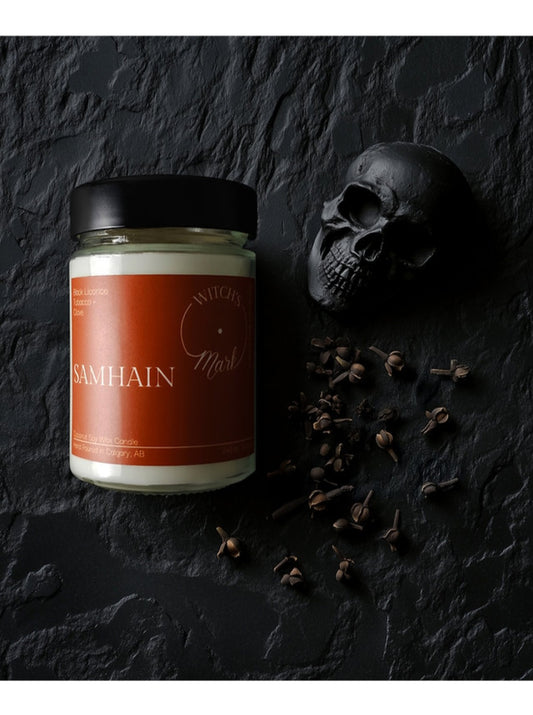 Witch's Mark Samhain Crystal Candle 5.7 oz