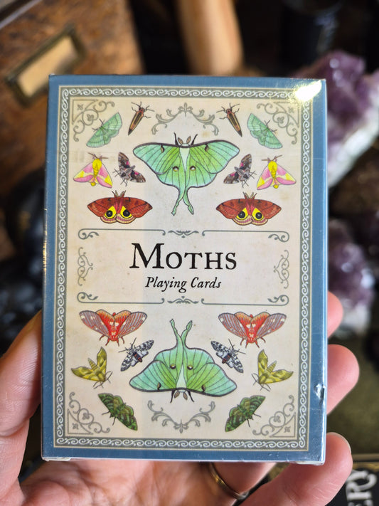 Moths Playing Cards