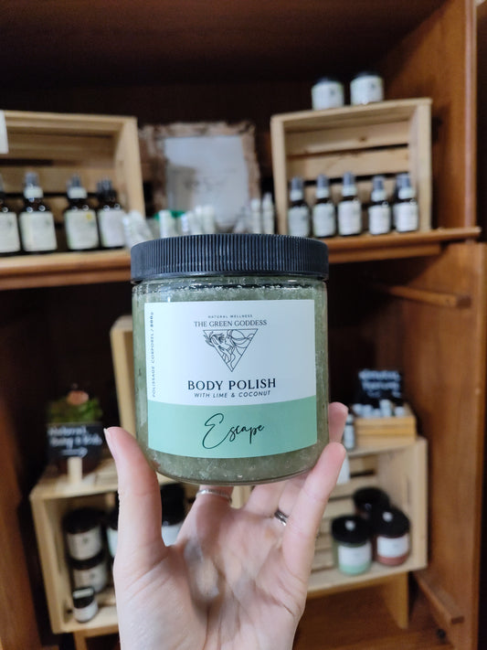 The Green Goddess Escape Body Polish Scrub