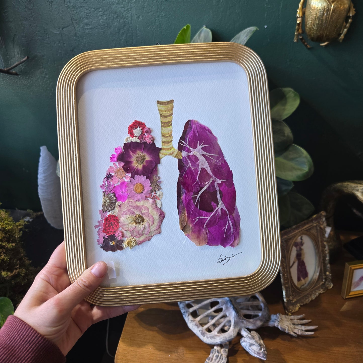 Floral Garden Art Lungs