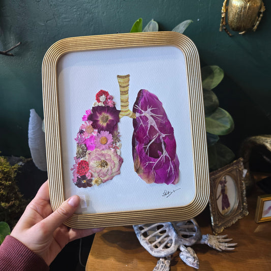 Floral Garden Art Lungs