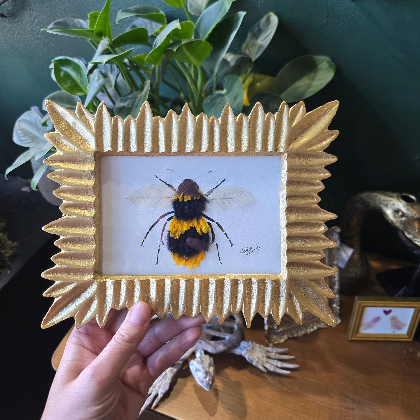 Floral Garden Art Bumble Bee